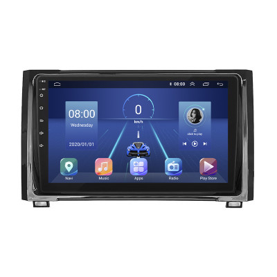 Штатная магнитола Lesko для Toyota Tundra II Рестайлинг 2013-2021 экран 9" 4/64Gb 4G Wi-Fi GPS Top