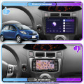 Штатная магнитола Lesko для Toyota Vitz II (XP90) 2005-2011 экран 9" 1/16Gb Wi-Fi GPS Base