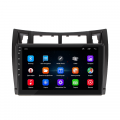 Штатная магнитола Lesko для Toyota Yaris II Рестайлинг 2009-2012 экран 9" 1/16Gb Wi-Fi GPS Base