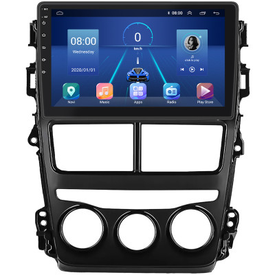 Штатная магнитола Lesko для Toyota Yaris III Рестайлинг 2 2017-2020 экран 9" 2/32Gb 4G Wi-Fi GPS Top