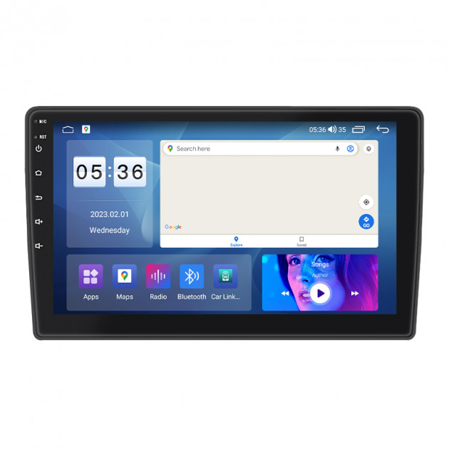 Штатная магнитола Lesko для Volkswagen Amarok I 2010-2016 экран 10" 4/64Gb CarPlay 4G Wi-Fi GPS Prime