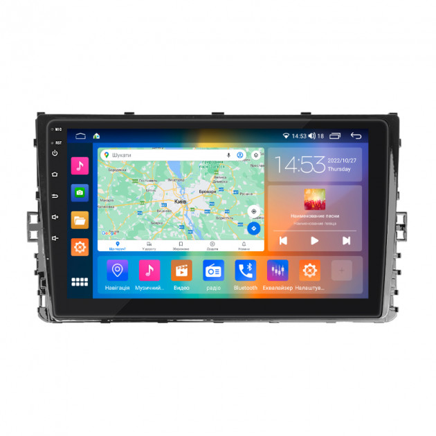 Штатная магнитола Lesko для Volkswagen Bora IV 2018-н.в. экран 9" 2/32Gb CarPlay 4G Wi-Fi GPS Prime