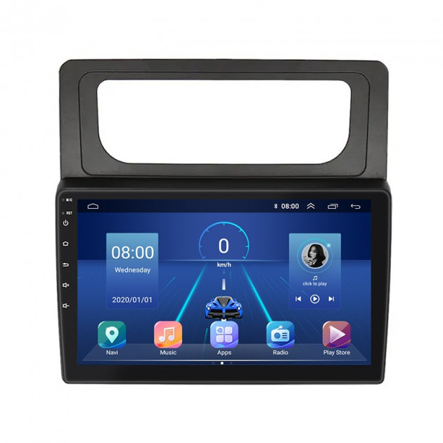 Штатная магнитола Lesko для Volkswagen Caddy III Рестайлинг 2010-2015 экран 10" 6/128Gb 4G Wi-Fi GPS Top