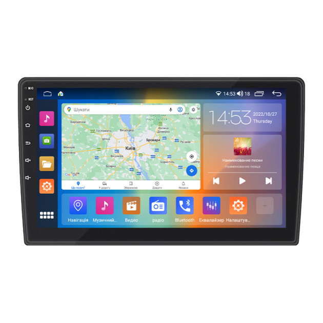 Штатная магнитола Lesko для Volkswagen Caravelle T5 2003-2009 экран 10" 4/64Gb CarPlay 4G Wi-Fi GPS Prime