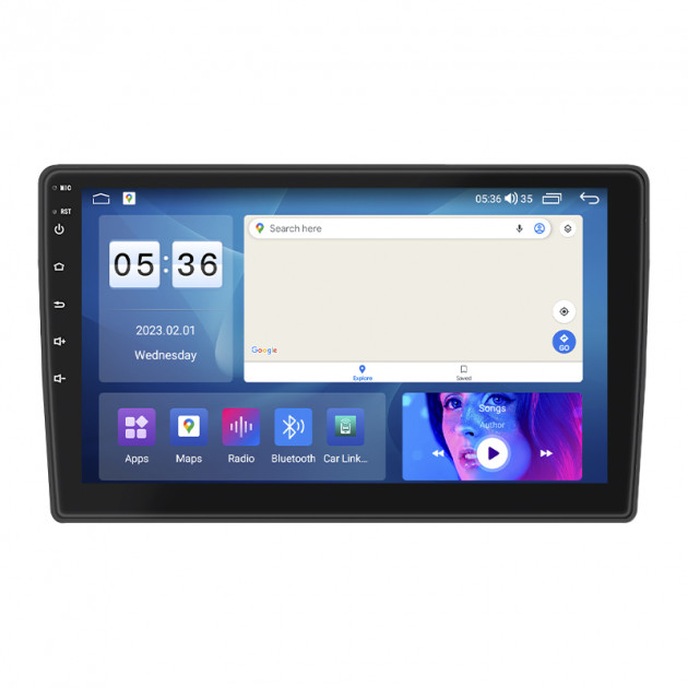 Штатная магнитола Lesko для Volkswagen Caravelle T5 Рестайлинг 2009-2015 экран 10" 2/32Gb CarPlay 4G Wi-Fi GPS Prime