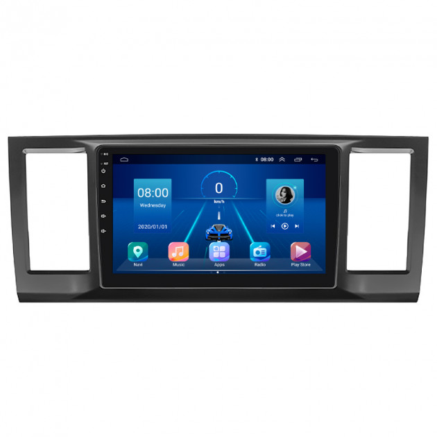 Штатная магнитола Lesko для Volkswagen Caravelle T6 2015-2020 экран 9" 4/64Gb 4G Wi-Fi GPS Top