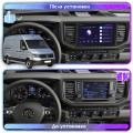 Штатная магнитола Lesko для Volkswagen Crafter II 2017-н.в. экран 10" 4/32Gb 4G Wi-Fi GPS Top