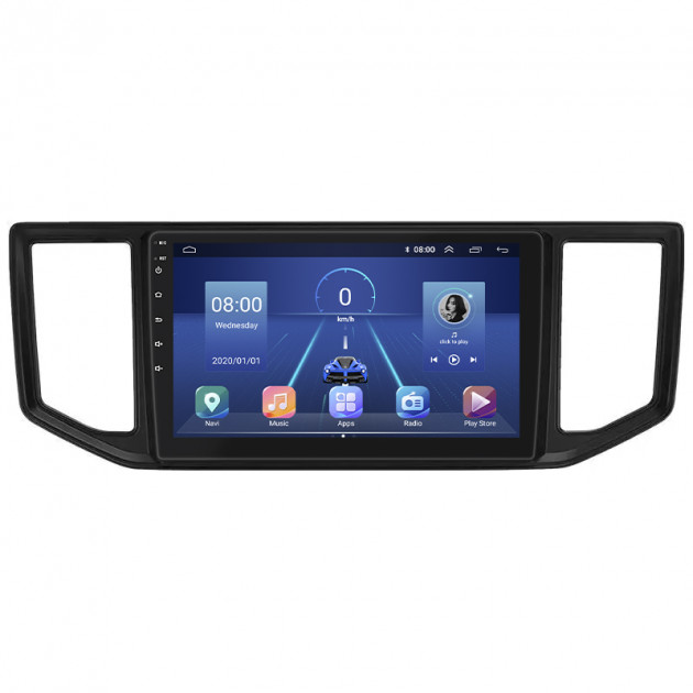 Штатная магнитола Lesko для Volkswagen Crafter II 2017-н.в. экран 10" 4/64Gb 4G Wi-Fi GPS Top