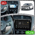 Штатная магнитола Lesko для Volkswagen Golf VII 2012-2017 экран 10" 4/64Gb 4G Wi-Fi GPS Top