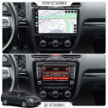 Штатная магнитола Lesko для Volkswagen Jetta V Auto AC 2005-2011 экран 10" 2/32Gb 4G Wi-Fi GPS Top