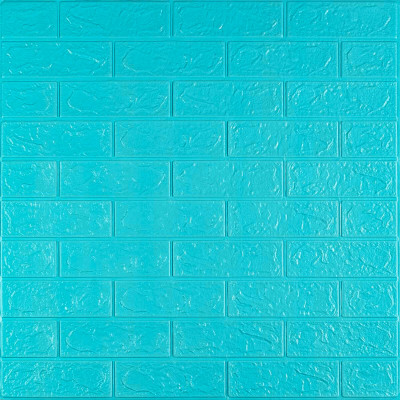 3D панель самоклеющаяся700х770х3мм кирпич Бирюза (002-3) SW-00000573