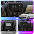 Штатная магнитола Lesko для Volkswagen Jetta VI Рестайлинг 2014-2018 экран 10" 6/128Gb 4G Wi-Fi GPS Top