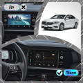 Штатная магнитола Lesko для Volkswagen Jetta VII 2018-н.в. экран 9" 6/128Gb 4G Wi-Fi GPS Top