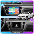 Штатная магнитола Lesko для Volkswagen Lavida I 2008-2015 экран 10" 4/64Gb CarPlay 4G Wi-Fi GPS Prime