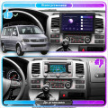 Штатная магнитола Lesko для Volkswagen Multivan T5 2003-2009 экран 10" 2/32Gb 4G Wi-Fi GPS Top