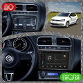 Штатная магнитола Lesko для Volkswagen Polo V 2009-2015 экран 9" 6/128Gb 4G Wi-Fi GPS Top