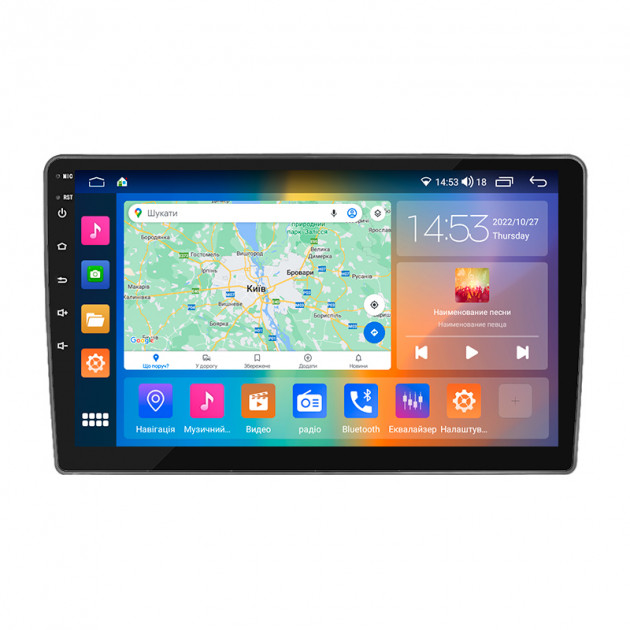 Штатная магнитола Lesko для Volkswagen Scirocco R I Рестайлинг 2014-2017 экран 10" 4/64Gb CarPlay 4G Wi-Fi GPS Prime