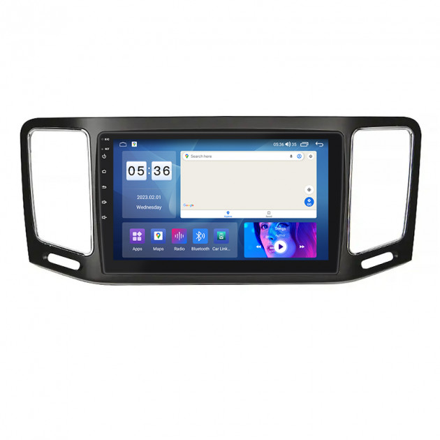 Штатная магнитола Lesko для Volkswagen Sharan II 2010-2015 экран 9" 4/64Gb CarPlay 4G Wi-Fi GPS Prime