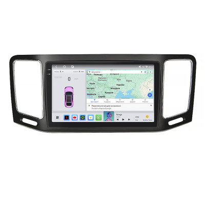 Штатная магнитола Lesko для Volkswagen Sharan II 2010-2015 экран 9" 4/64 QLED CarPlay 4G Wi-Fi GPS 360 Prime
