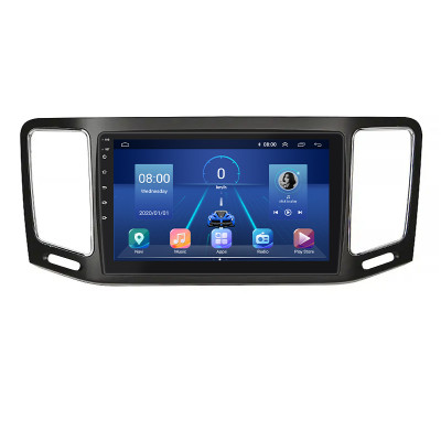 Штатная магнитола Lesko для Volkswagen Sharan II 2010-2015 экран 9" 2/32Gb 4G Wi-Fi GPS Top