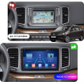Штатная магнитола Lesko для Volkswagen Sharan II Рестайлинг 2015-н.в. экран 9" 1/16Gb Wi-Fi GPS Base
