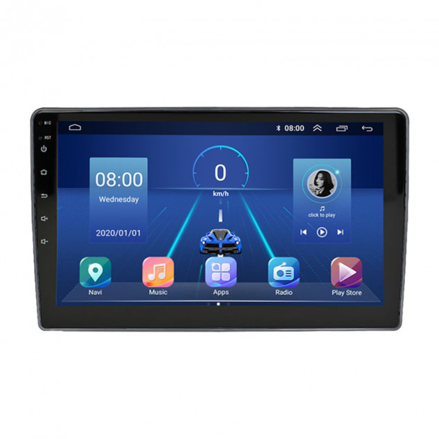 Штатная магнитола Lesko для Volkswagen Sharan II Рестайлинг 2015-н.в. экран 9" 6/128Gb 4G Wi-Fi GPS Top