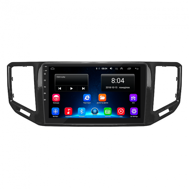 Штатная магнитола Lesko для Volkswagen Teramont I 2017-2020 экран 10" 2/32Gb Wi-Fi GPS Base