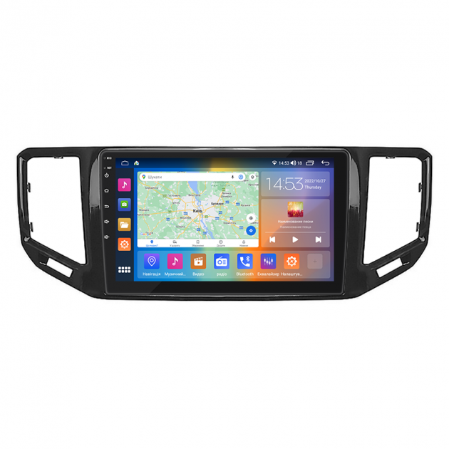 Штатная магнитола Lesko для Volkswagen Teramont I Рестайлинг 2021-н.в. экран 10" 2/32Gb CarPlay 4G Wi-Fi GPS Prime