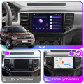 Штатная магнитола Lesko для Volkswagen Teramont I Рестайлинг 2021-н.в. экран 10" 2/32Gb CarPlay 4G Wi-Fi GPS Prime