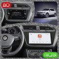 Штатная магнитола Lesko для Volkswagen Tiguan II 2016-2020 экран 10" 4/64 QLED CarPlay 4G Wi-Fi GPS 360 Prime