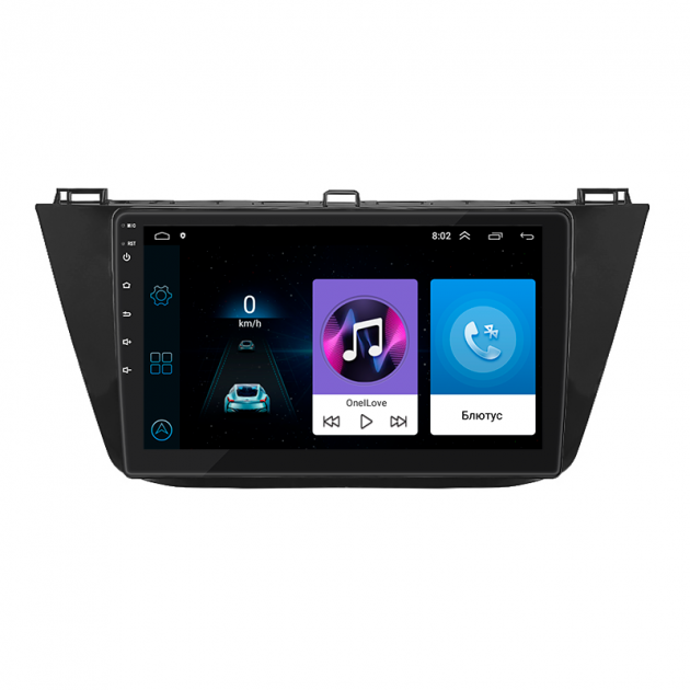 Штатная магнитола Lesko для Volkswagen Tiguan II Рестайлинг 2020-н.в. экран 10" 1/16Gb Wi-Fi GPS Base
