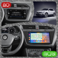 Штатная магнитола Lesko для Volkswagen Tiguan II Рестайлинг 2020-н.в. экран 10" 2/32Gb CarPlay 4G Wi-Fi GPS Prime