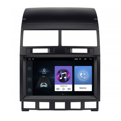 Штатная магнитола Lesko для Volkswagen Touareg I Рестайлинг 2006-2010 экран 9" 1/16Gb Wi-Fi GPS Base