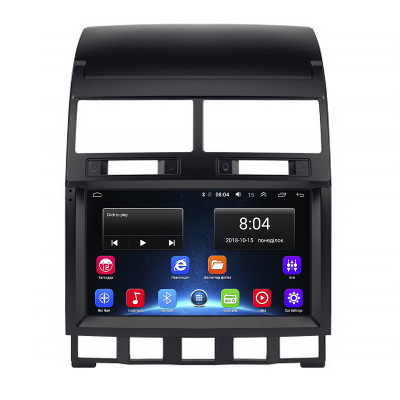 Штатная магнитола Lesko для Volkswagen Touareg I Рестайлинг 2006-2010 экран 9" 2/32Gb Wi-Fi GPS Base