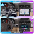 Штатная магнитола Lesko для Volkswagen Touareg I Рестайлинг 2006-2010 экран 9" 4/64 QLED CarPlay 4G Wi-Fi GPS 360 Prime