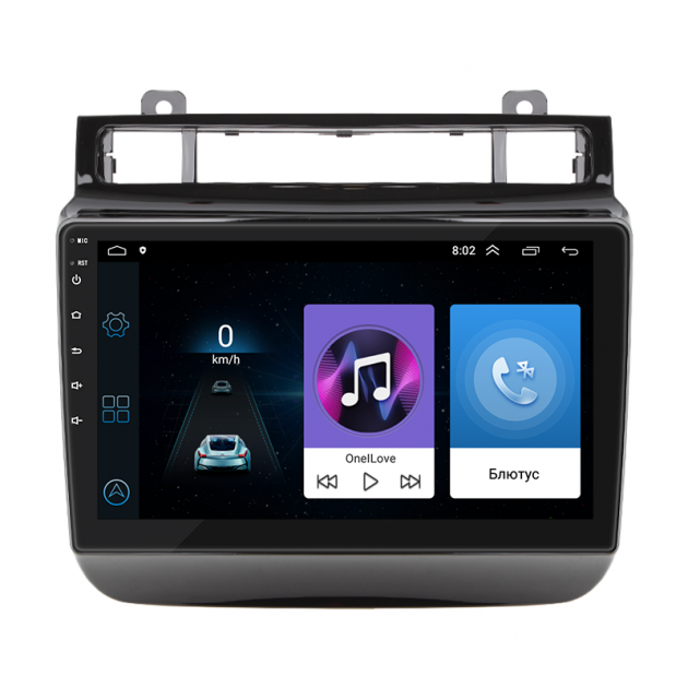 Штатная магнитола Lesko для Volkswagen Touareg II 2010-2014 экран 9" 1/16Gb Wi-Fi GPS Base