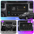 Штатная магнитола Lesko для Volkswagen Touareg II 2010-2014 экран 9" 2/32Gb Wi-Fi GPS Base