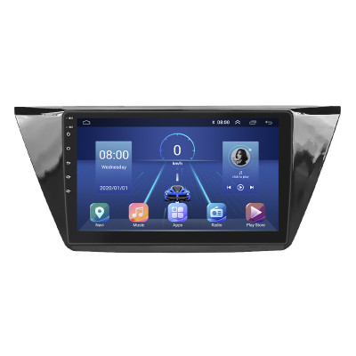 Штатная магнитола Lesko для Volkswagen Touran III 2015-н.в. экран 10" 4/32Gb 4G Wi-Fi GPS Top