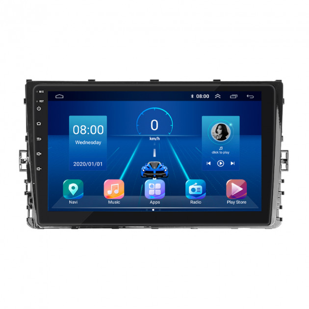 Штатная магнитола Lesko для Volkswagen Transporter T6 Рестайлинг 2019-н.в. экран 9" 4/64Gb 4G Wi-Fi GPS Top