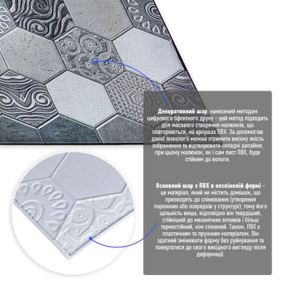 Декоративная ПВХ панель 960х480х4мм SW-00000579