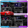 Штатная магнитола Lesko для Volvo S60 II Рестайлинг 2013-2018 экран 9" 1/16Gb Wi-Fi GPS Base
