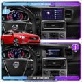 Штатная магнитола Lesko для Volvo S60 II Рестайлинг 2013-2018 экран 9" 2/32Gb 4G Wi-Fi GPS Top