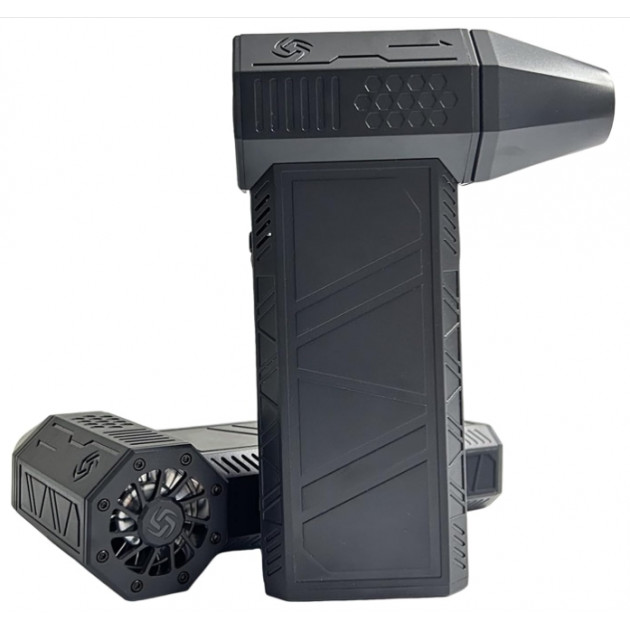 Вентилятор Turbo Jet Fan Violent X3 ручний надпотужний вентилятор акумуляторний від USB - Black