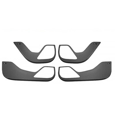 Защитные накладки на низ дверей для BYD Yuan UP 4 шт из углеродного волокна