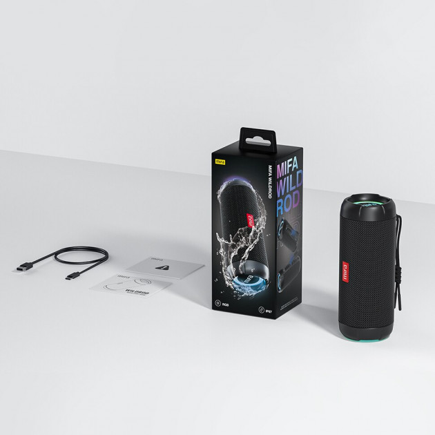Колонка Mifa WildRod black 30 Вт IP67 Bluetooth 5.3