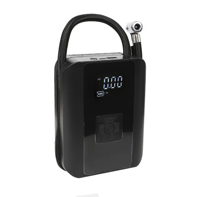 Портативный автомобильный компрессор HELLOLEIBOO CQB-006 беспроводной с дисплеем