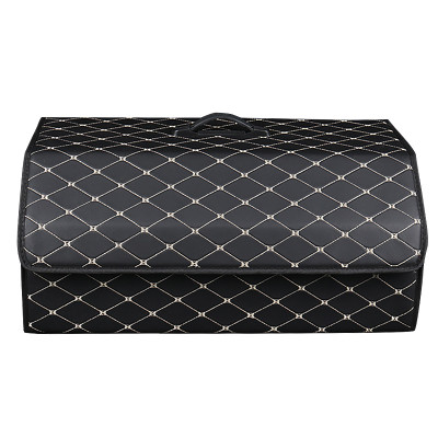 Автомобильный органайзер XY0-52 Black-Gold компактный вместительный два отдела для хранения на магнитах с ручкой  55*31*29 см