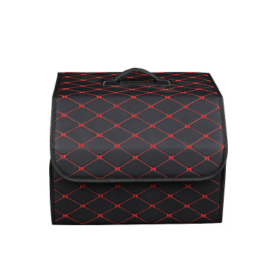 Автомобильный органайзер XY0-52 Black-Red компактный вместительный два отдела для хранения на магнитах с ручкой  40*31*29 см