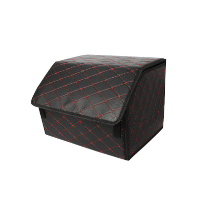 Автомобильный органайзер ZWX-002 Black-Red компактный вместительный два отдела для хранения на липучке с ручкой  40*30*30 см