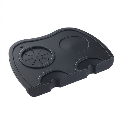 Коврик для темперовки кофе Choxila 11702 21*15*3 см нескользящий силиконовый Black